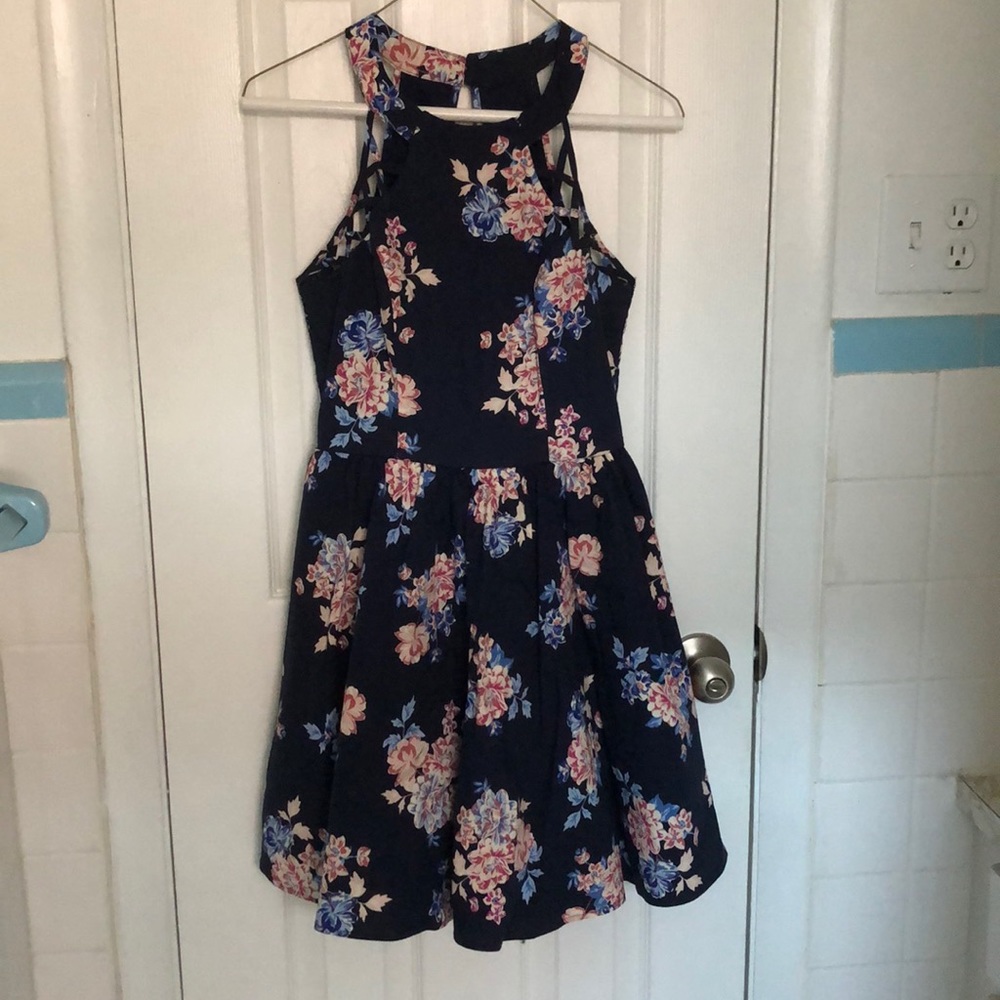 Floral mini dress